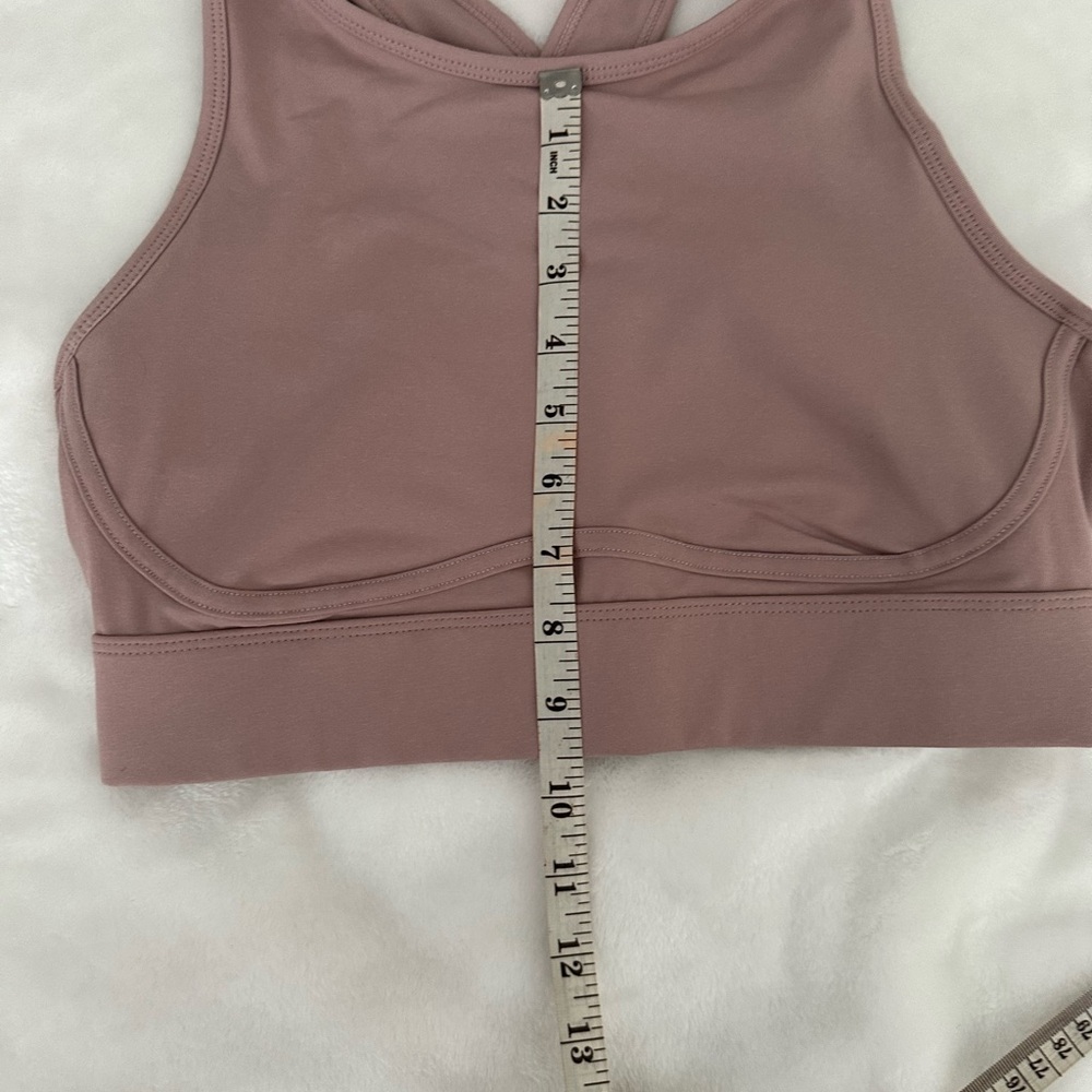 Fabletics Pink Racerback Sports Bra - Picture 4 of 5
